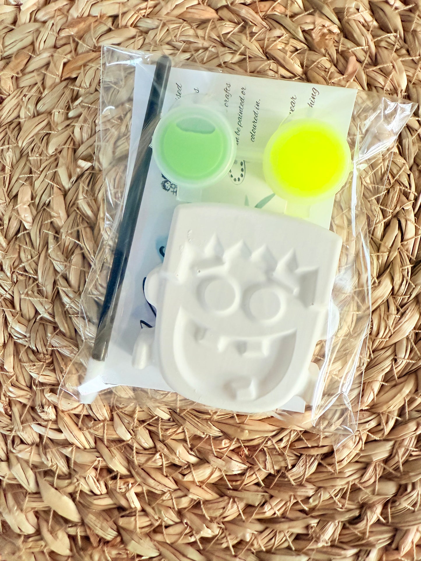 Paint your own Frankenstain Halloween themed craft box - Halloween decorations- Halloween ideas - Halloween crafts - children’s craft kits - children craft ideas - kids activities - paint your own figures - painting kit