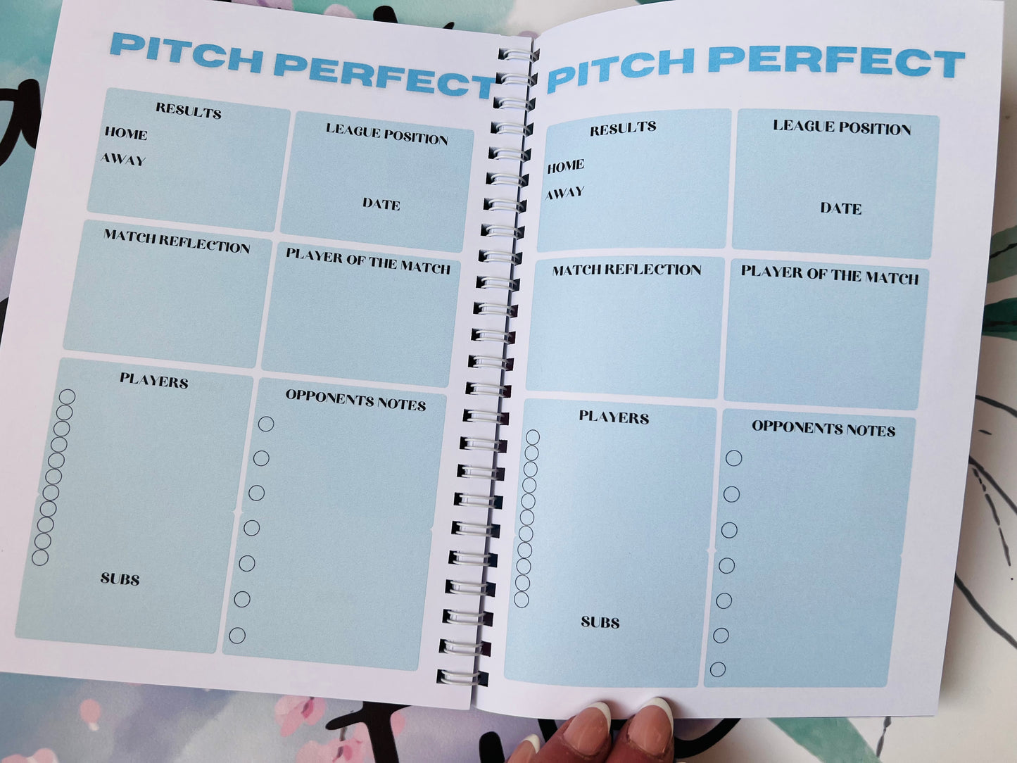 Football planner - book of lists - Anxiety Aids - gift - Autism help - SEMH - Organiser - Diary - Notebook