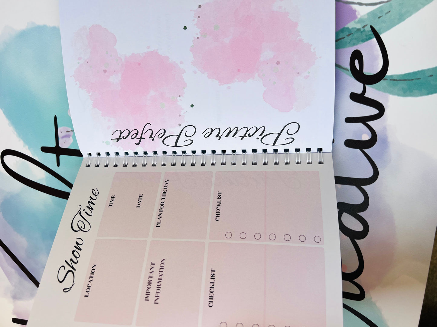 Cheer planner - book of lists - Anxiety Aids - gift - Autism help - SEMH - Organiser - Diary - Notebook