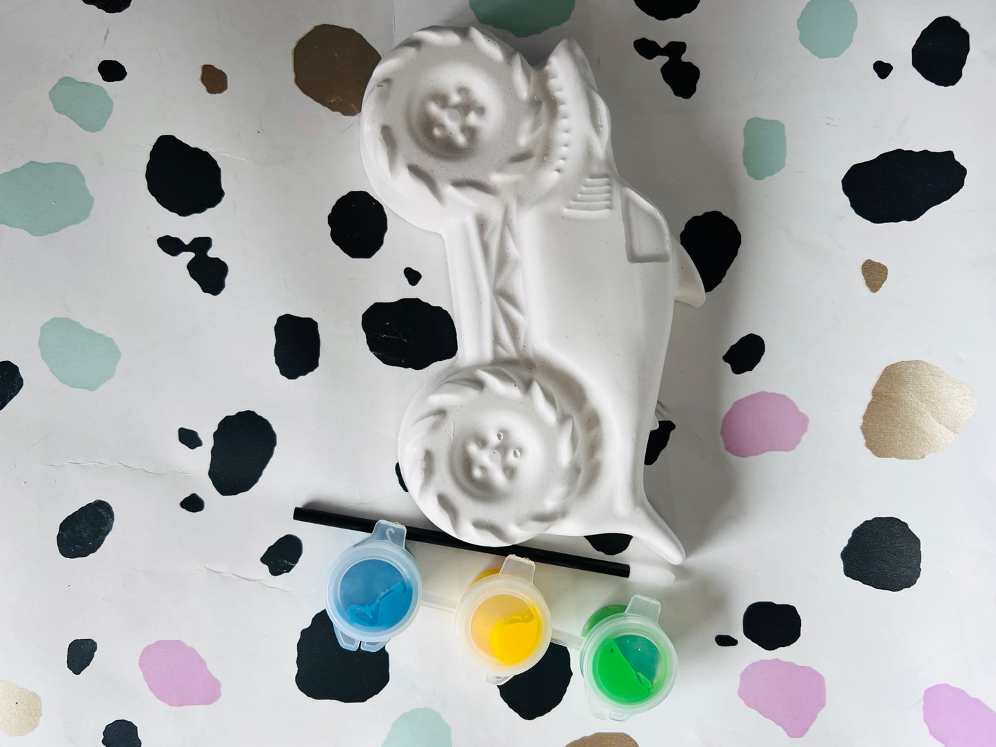Paint your own Monster truck inspired plaster of Paris Figure - Activity set - Room decoration - Childrens Gifts - Gifts - Paintable - Painting