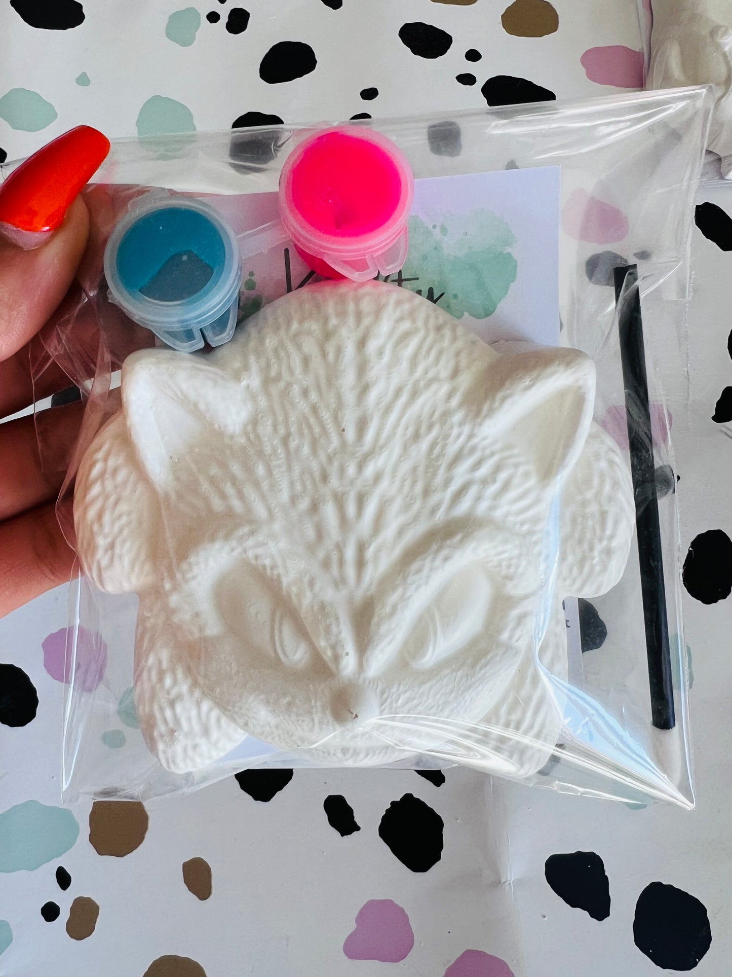 Paint your own large Knuckles from sonic - Activity set - Room decoration - Childrens Gifts - Gifts - Paintable - Painting - Party