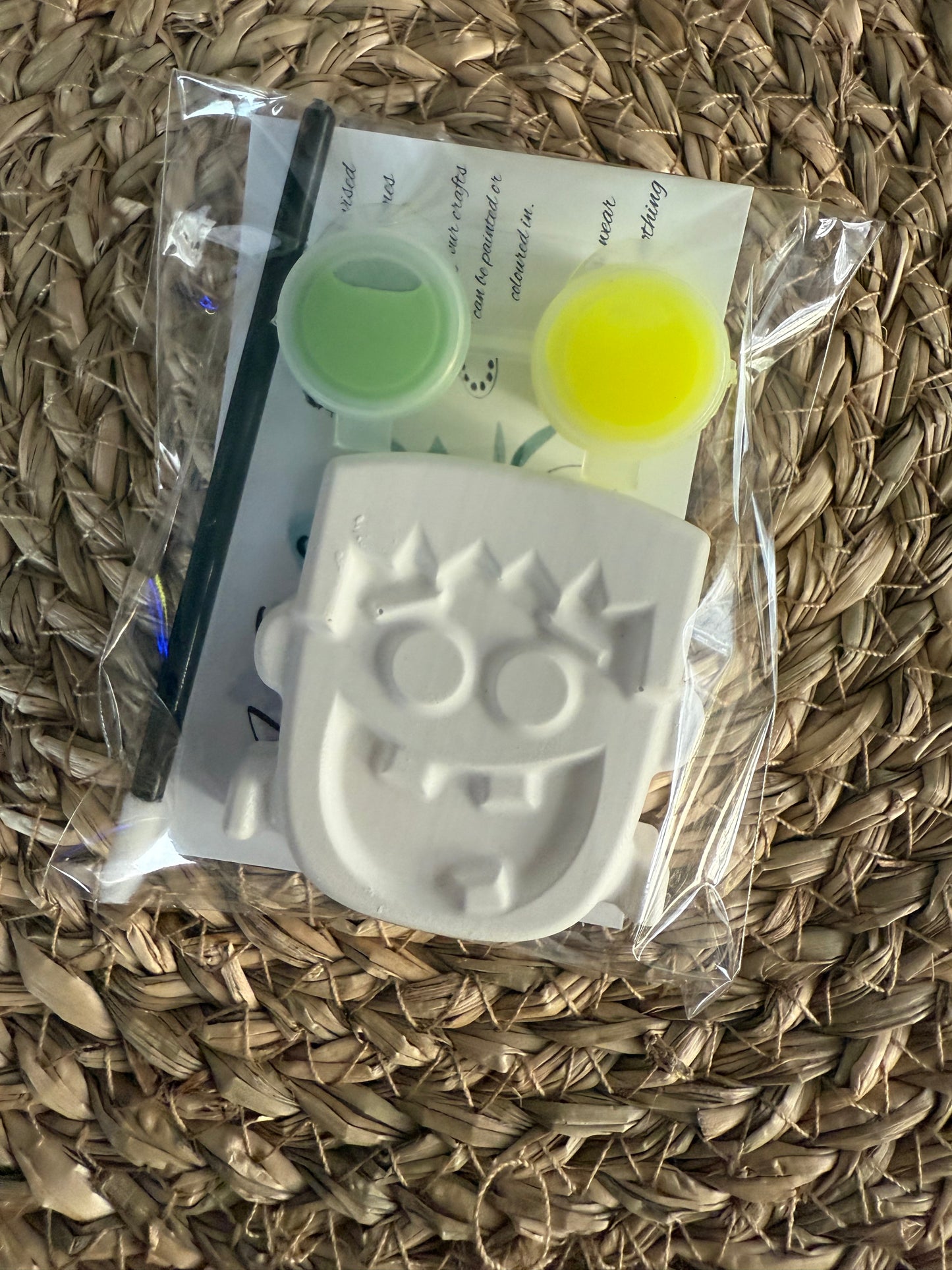 Paint your own Frankenstain Halloween themed craft box - Halloween decorations- Halloween ideas - Halloween crafts - children’s craft kits - children craft ideas - kids activities - paint your own figures - painting kit
