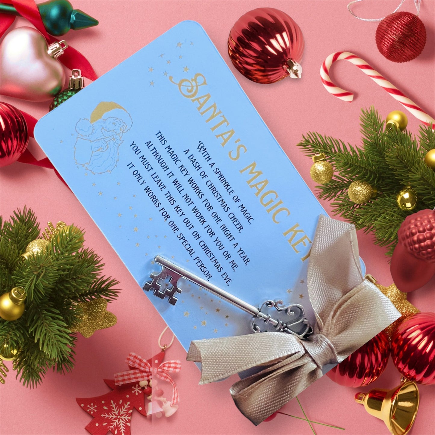 Santas magic key - Christmas magic - Christmas key- children’s Christmas keepsake - Christmas - Christmas Eve box - children’s Christmas accessory