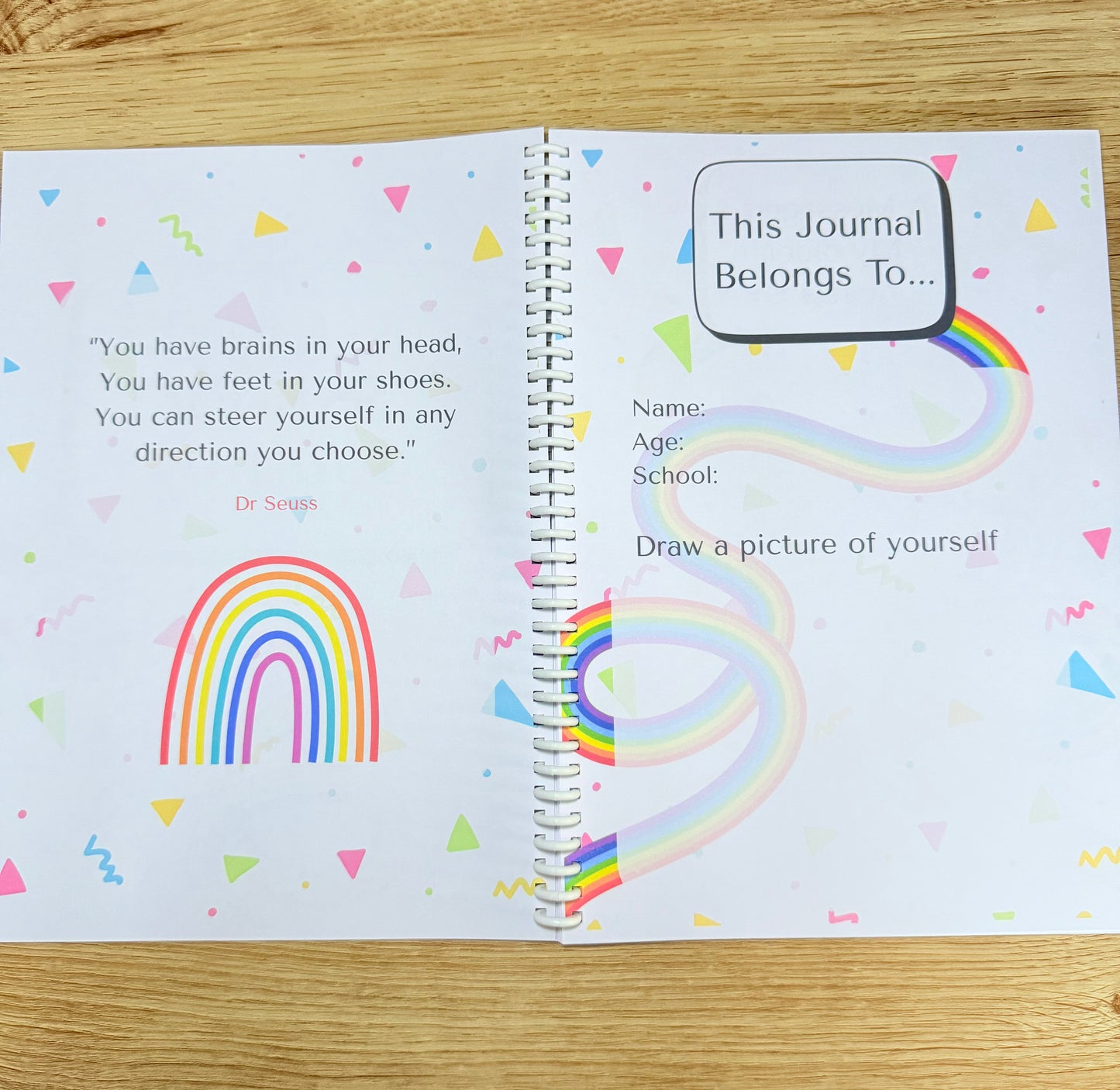 ✨ Capture Special School Moments – A4 Keepsake Journal ✨ with special pocket hug