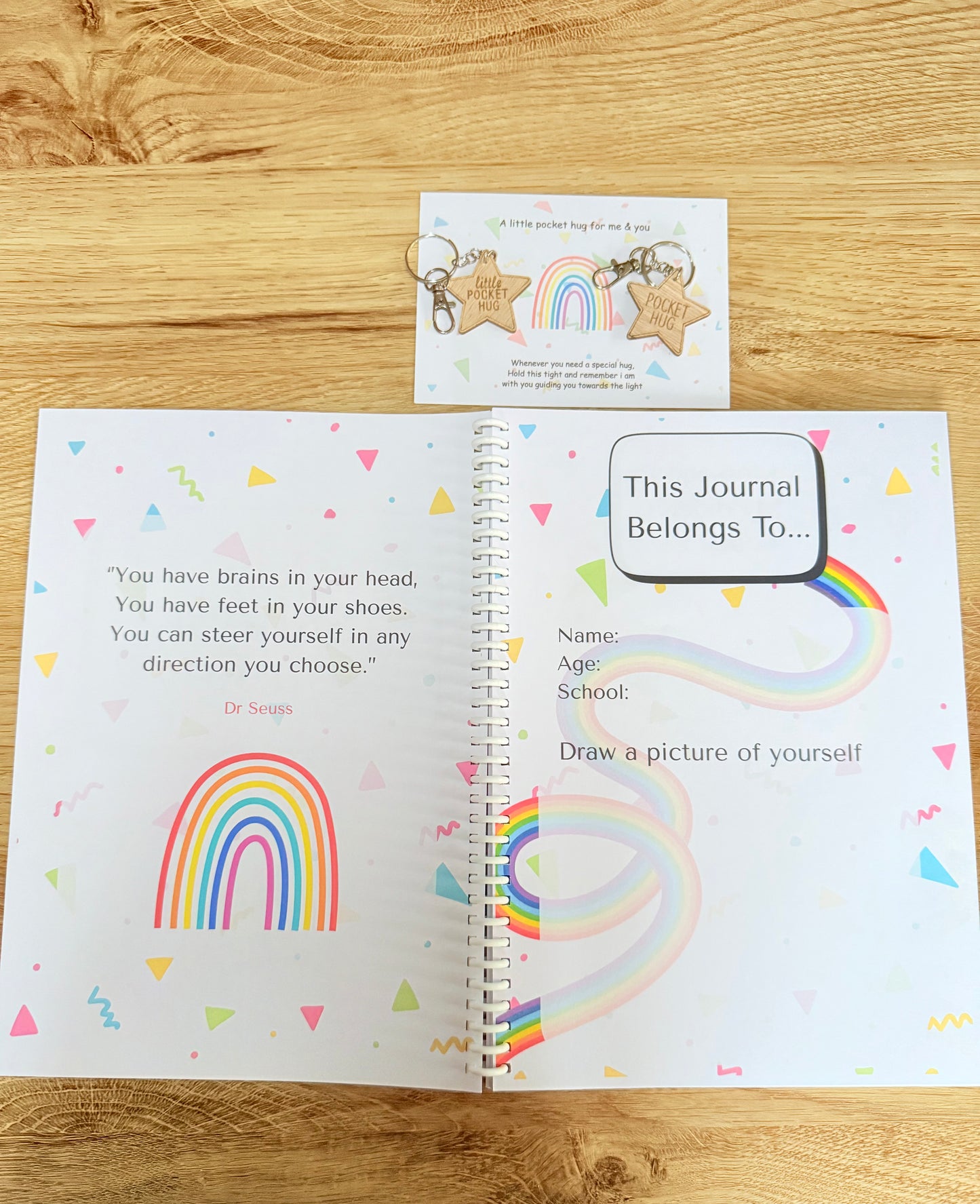 ✨ Capture Special School Moments – A4 Keepsake Journal ✨ with special double pocket hug