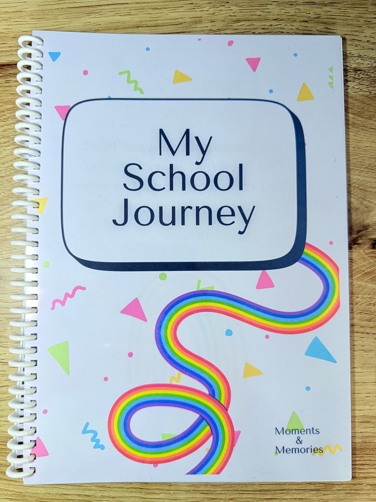 ✨ Capture Special School Moments – A4 Keepsake Journal ✨ with special pocket hug