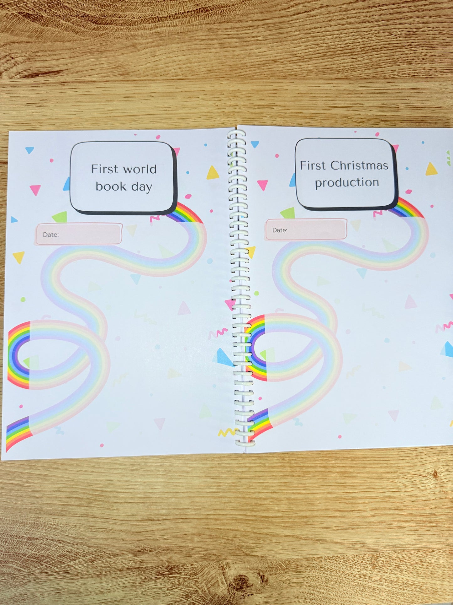 ✨ Capture Special School Moments – A4 Keepsake Journal ✨ with special pocket hug