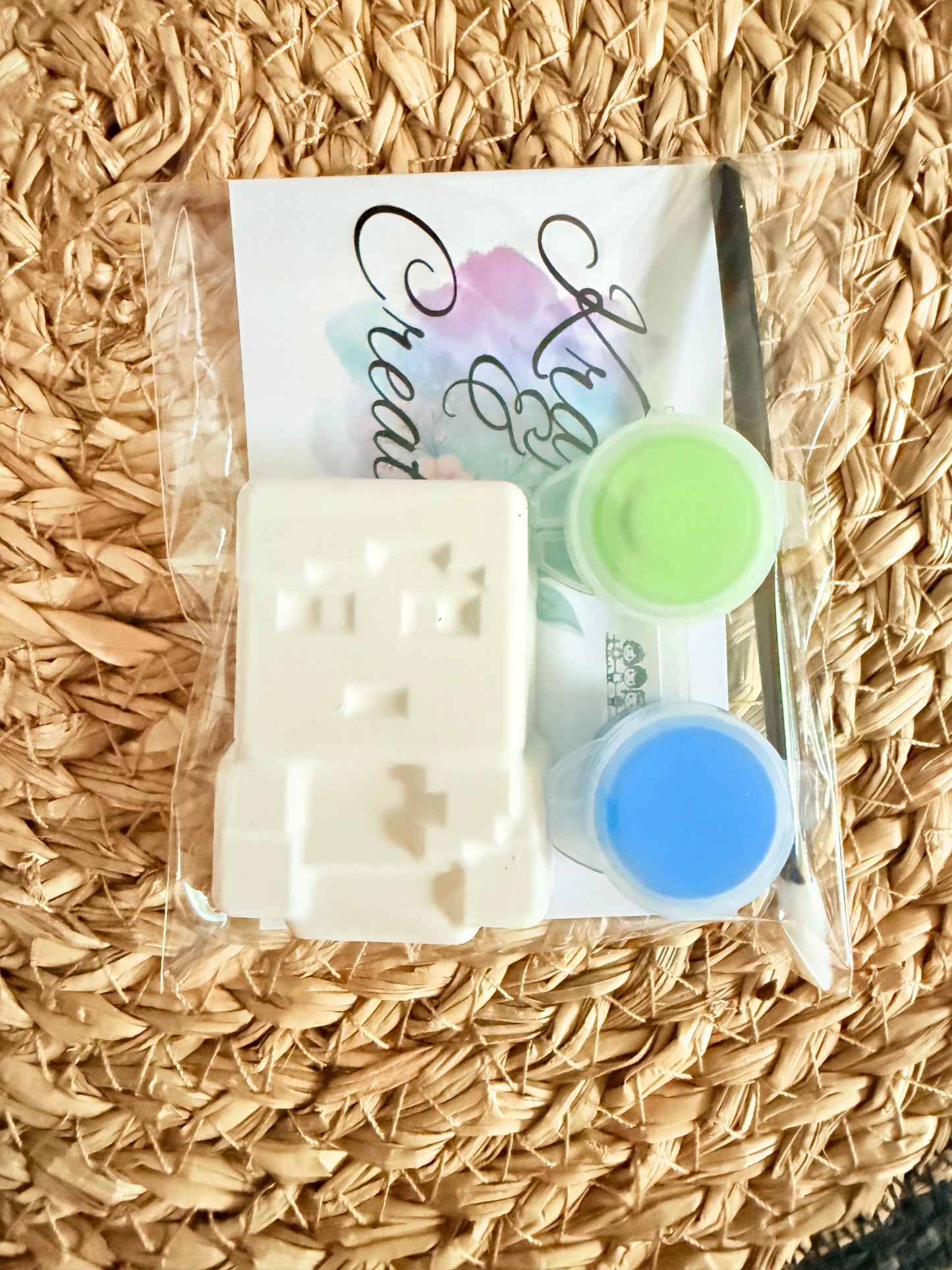 Mine paint your own plaster of paris craft - Activity set - Room decoration - Childrens Gifts - Gifts - Paintable - Painting - art