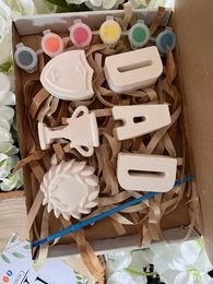 Paint your own Unique fathers day gift - Activity set - Room decoration - Childrens Gifts - Gifts - Paintable - Painting - Grandad - Daddy