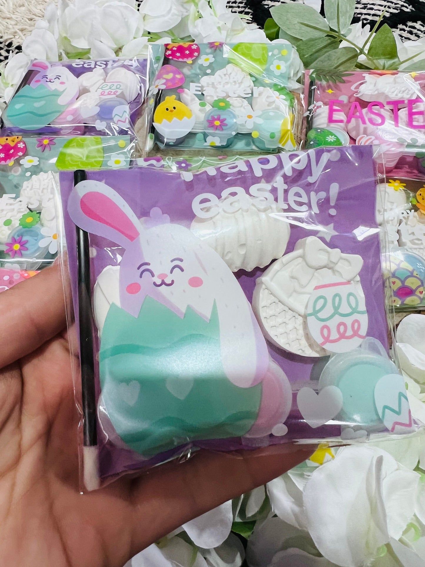 Paint your own small Easter figures - Activity set - Room decoration - Childrens Gifts - Gifts - Paintable - Painting - Easter bunny