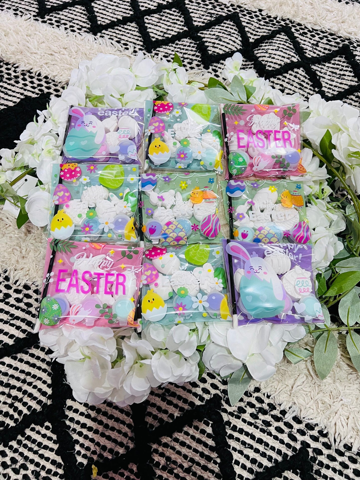 Paint your own small Easter figures - Activity set - Room decoration - Childrens Gifts - Gifts - Paintable - Painting - Easter bunny