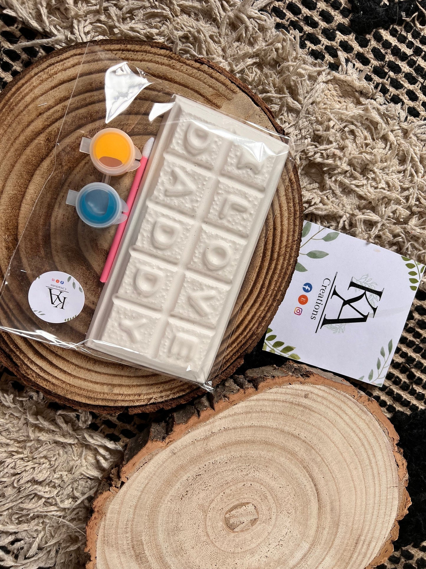 Paint your own I love daddy plaque - Activity set - Room decoration - Childrens Gifts - Gifts - Paintable - Painting - gifts for dad - love