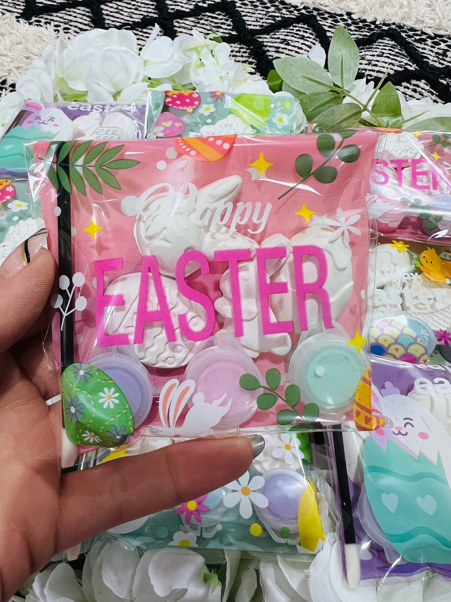Paint your own small Easter figures - Activity set - Room decoration - Childrens Gifts - Gifts - Paintable - Painting - Easter bunny