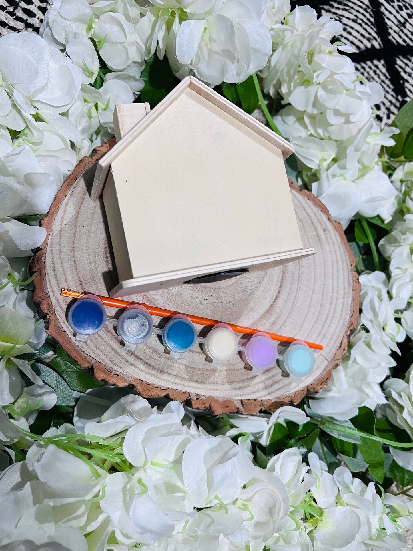 Paint your own Money box house - Activity set - Room decoration - Childrens Gifts - Gift - Paintable - Painting - wooden crafts - Craft Kit