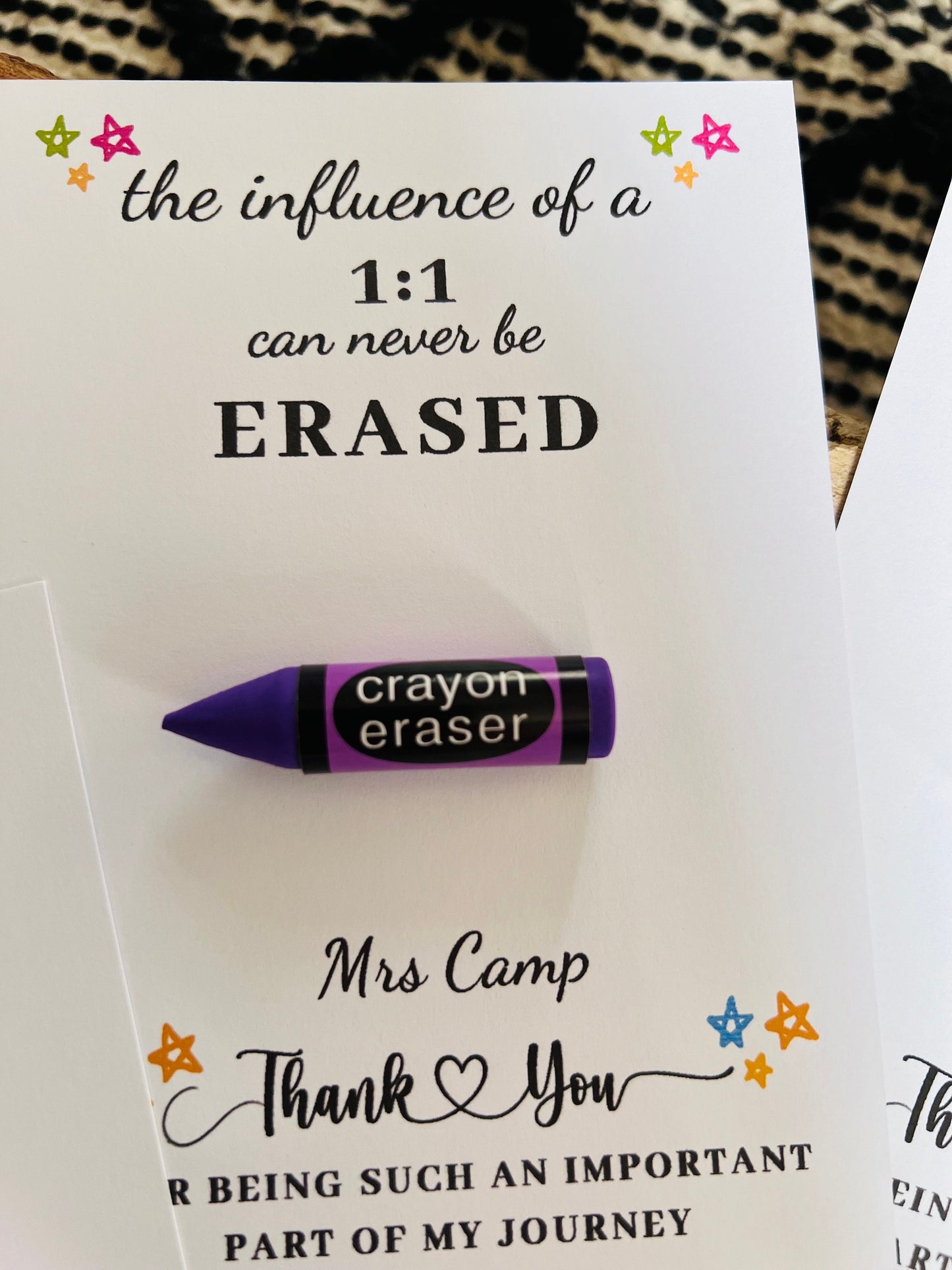 Teacher Appreciation Gift - Rubber - Childrens Gifts - Gifts - Thank you gift - Teaching assistant gift - school - teacher gift - Personal