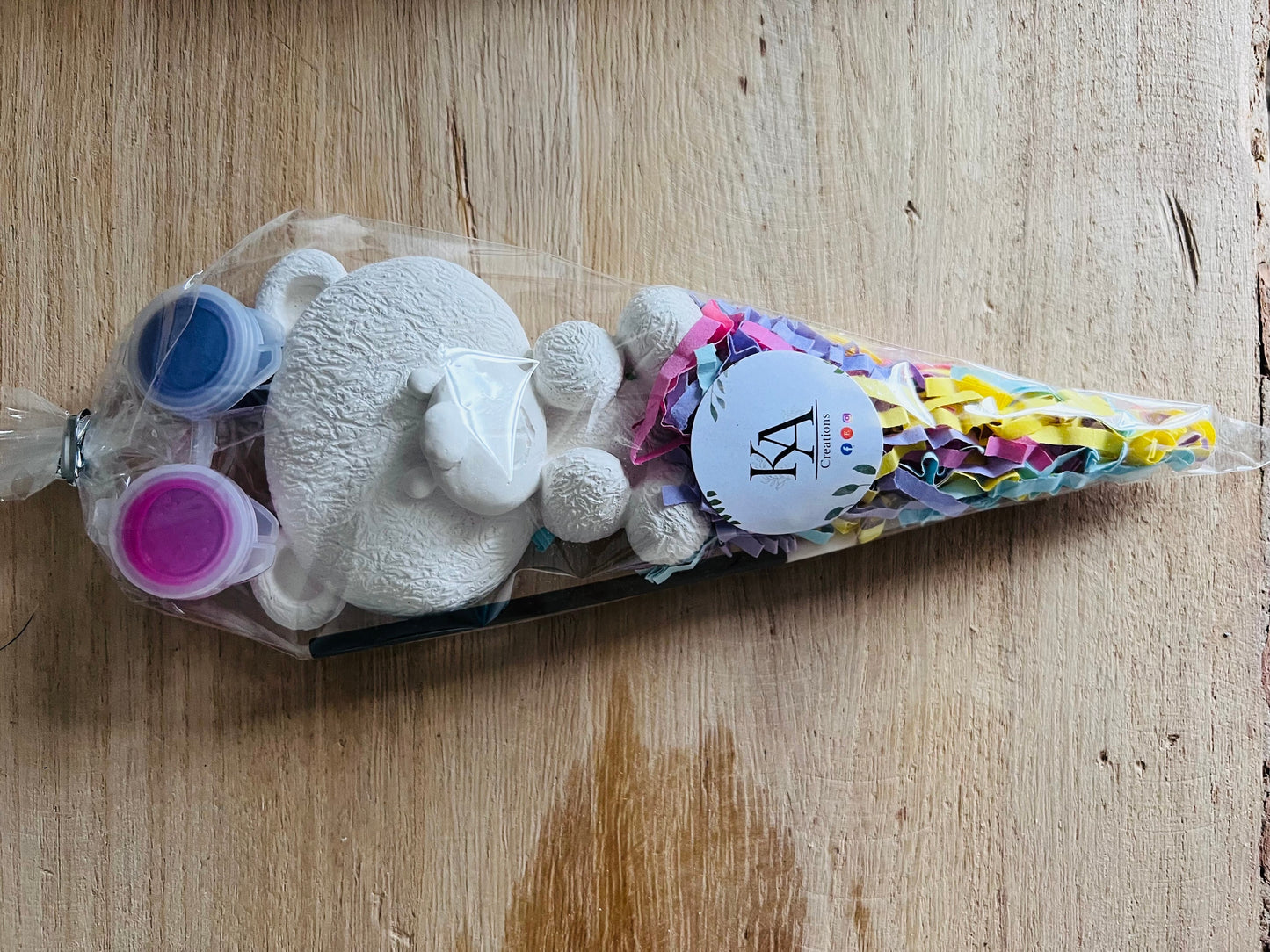 Paint your own Bear party favour gifts - Activity set - Room decoration - Childrens Gifts - Gifts - Paintable - Painting - Party - Bear