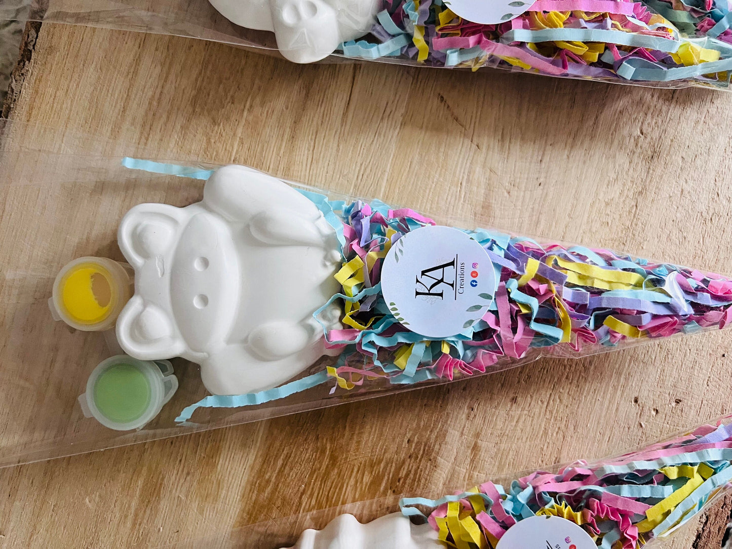 Paint your own Animals party favour gifts - Activity set - Room decoration - Childrens Gifts - Gifts - Paintable - Painting - Animals