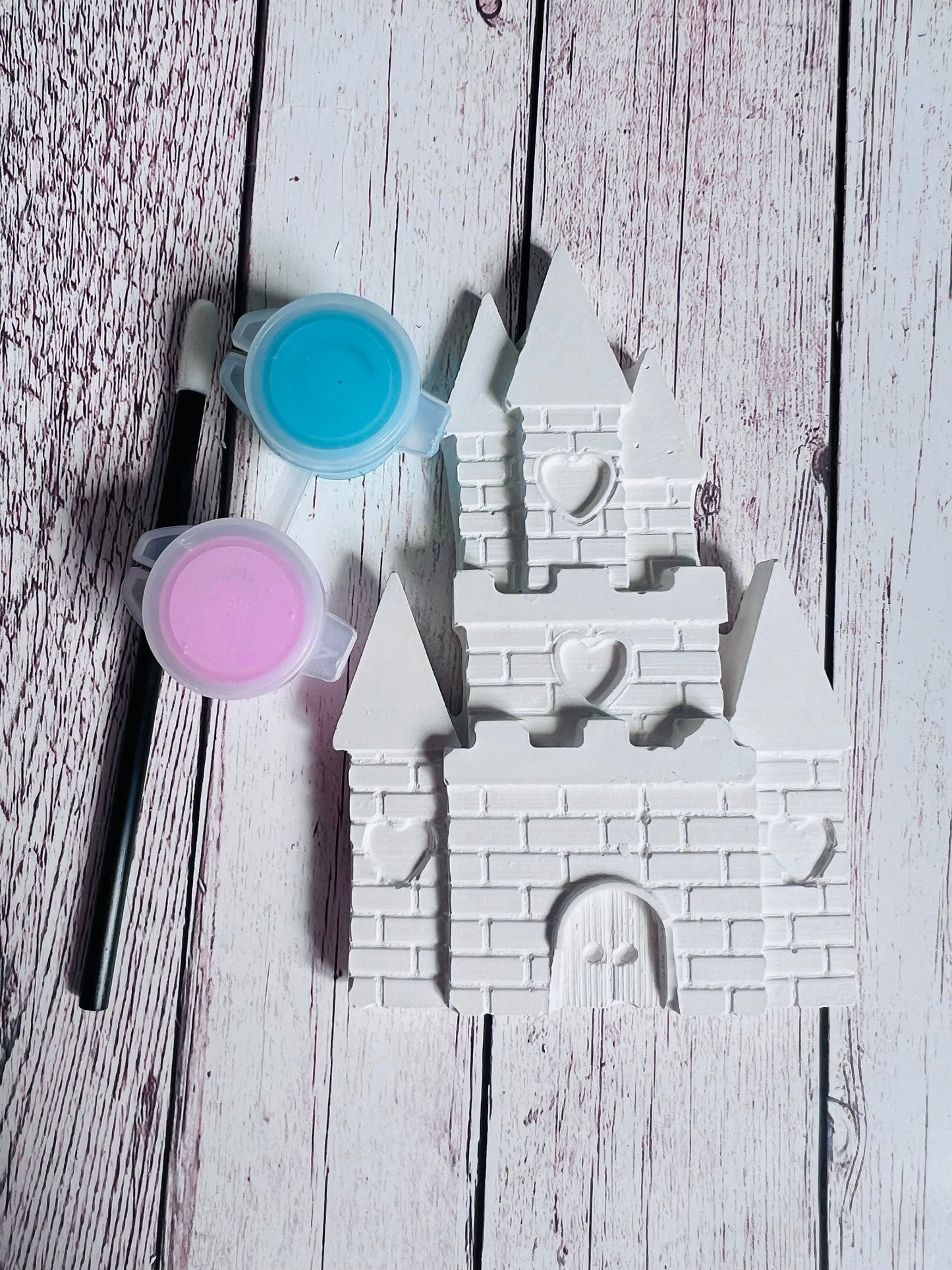 Paint your own Princess Castle - Activity set - Room decoration - Childrens Gift - Gift - Paintable - Painting - Party favour -