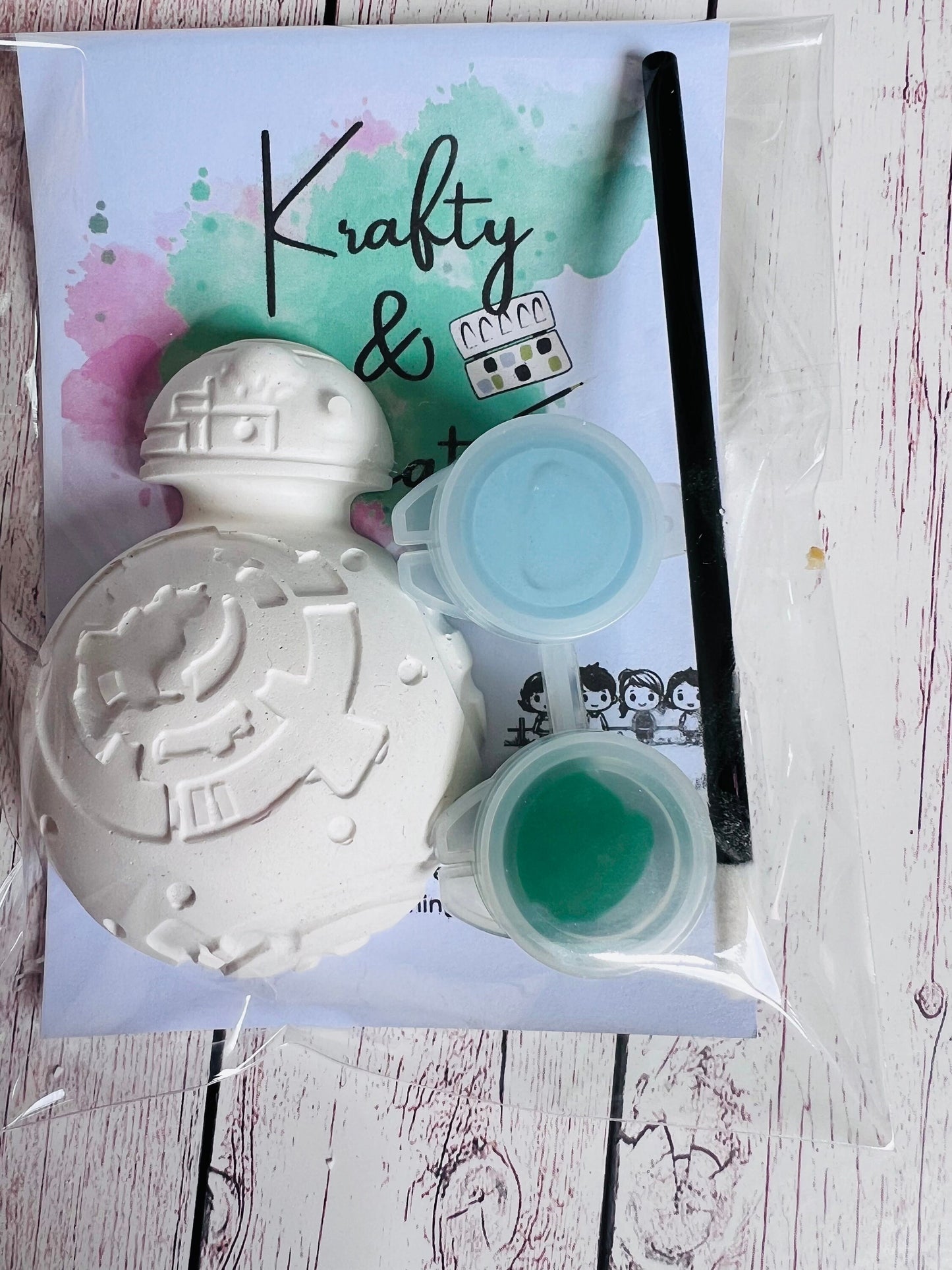 Paint your own plaster of Paris Star Wars - Activity set - Room decoration - Childrens Gifts - Gift - Paintable - Painting - Party favour