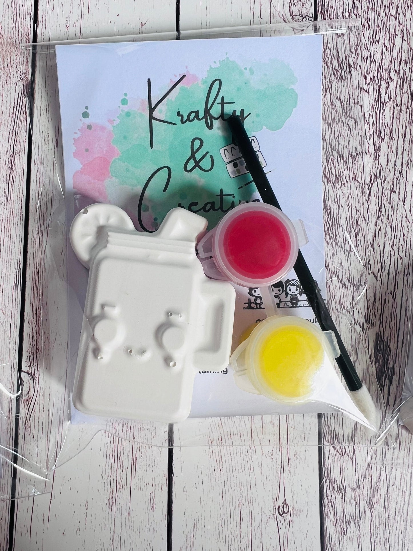 Paint your own plaster of Paris Summer vibes themed craft - Activity set - Childrens Gifts - Gift - Painting - Party favour - decor