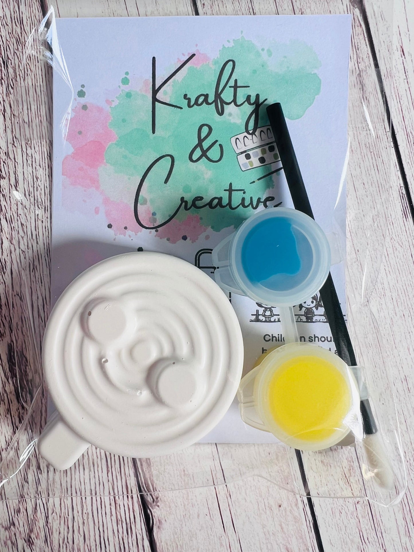 Paint your own plaster of Paris Summer vibes themed craft - Activity set - Childrens Gifts - Gift - Painting - Party favour - decor