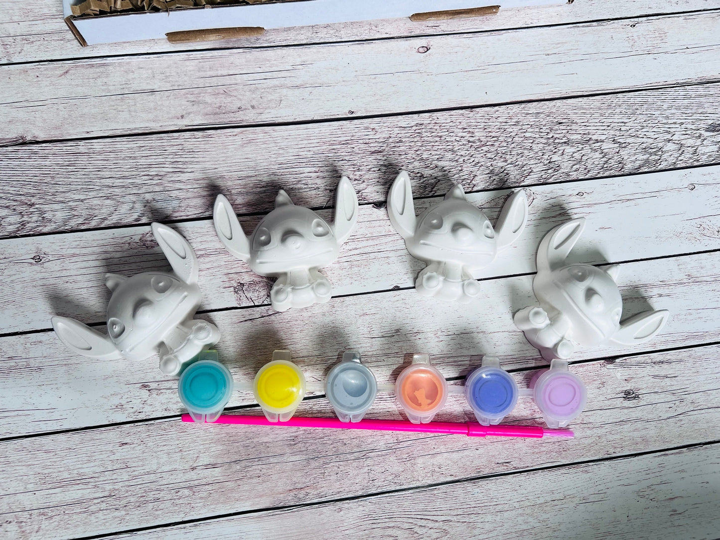 Stitch inspired plaster of paris craft box - Activity set - Room decoration - Childrens Gift - Gifts - Paintable - Painting - Lilo & Stitch