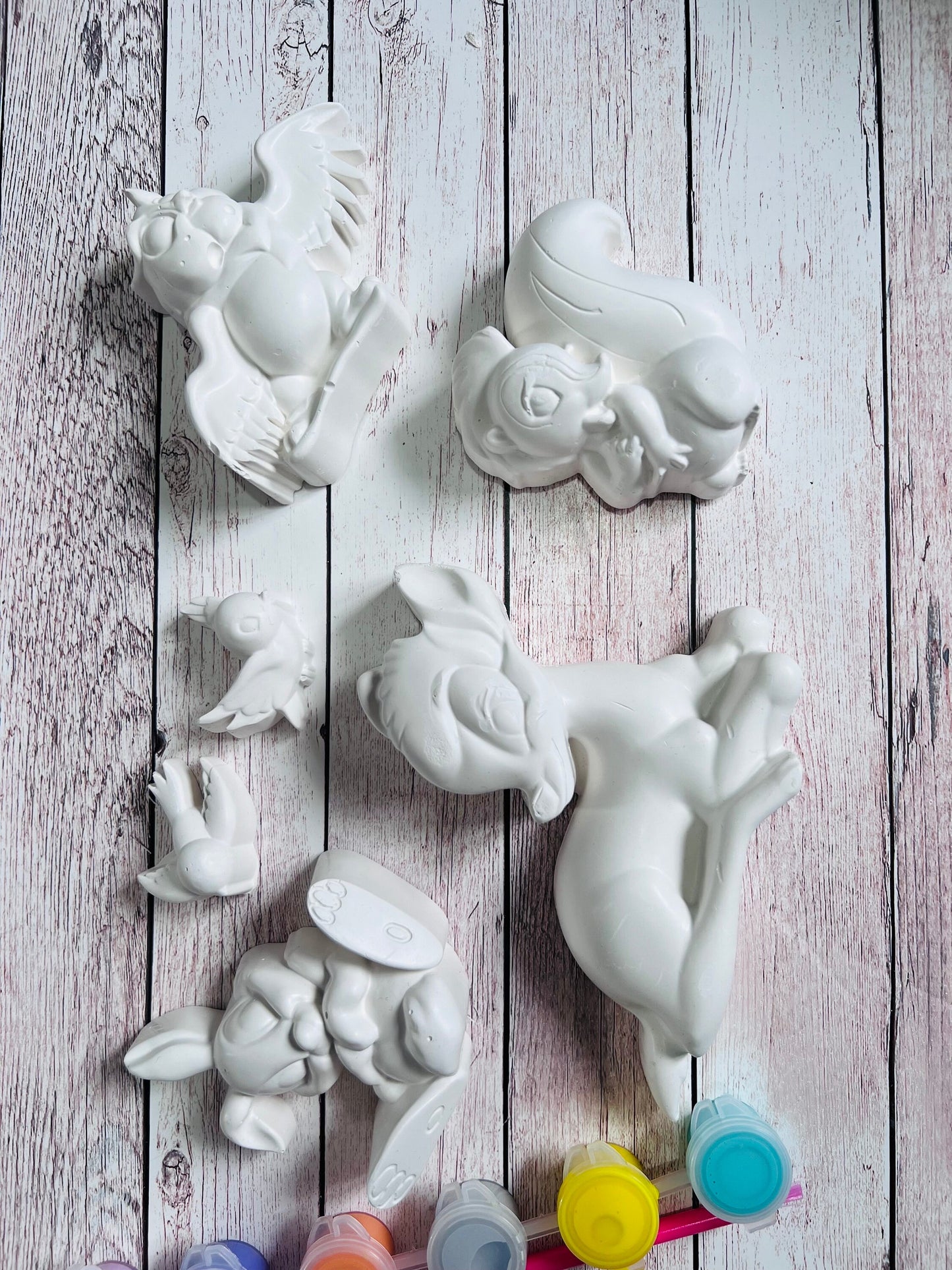 Bambi inspired plaster of paris paint your own craft box - Activity set - Room decoration - Childrens Gifts - Gifts - Paintable - Painting