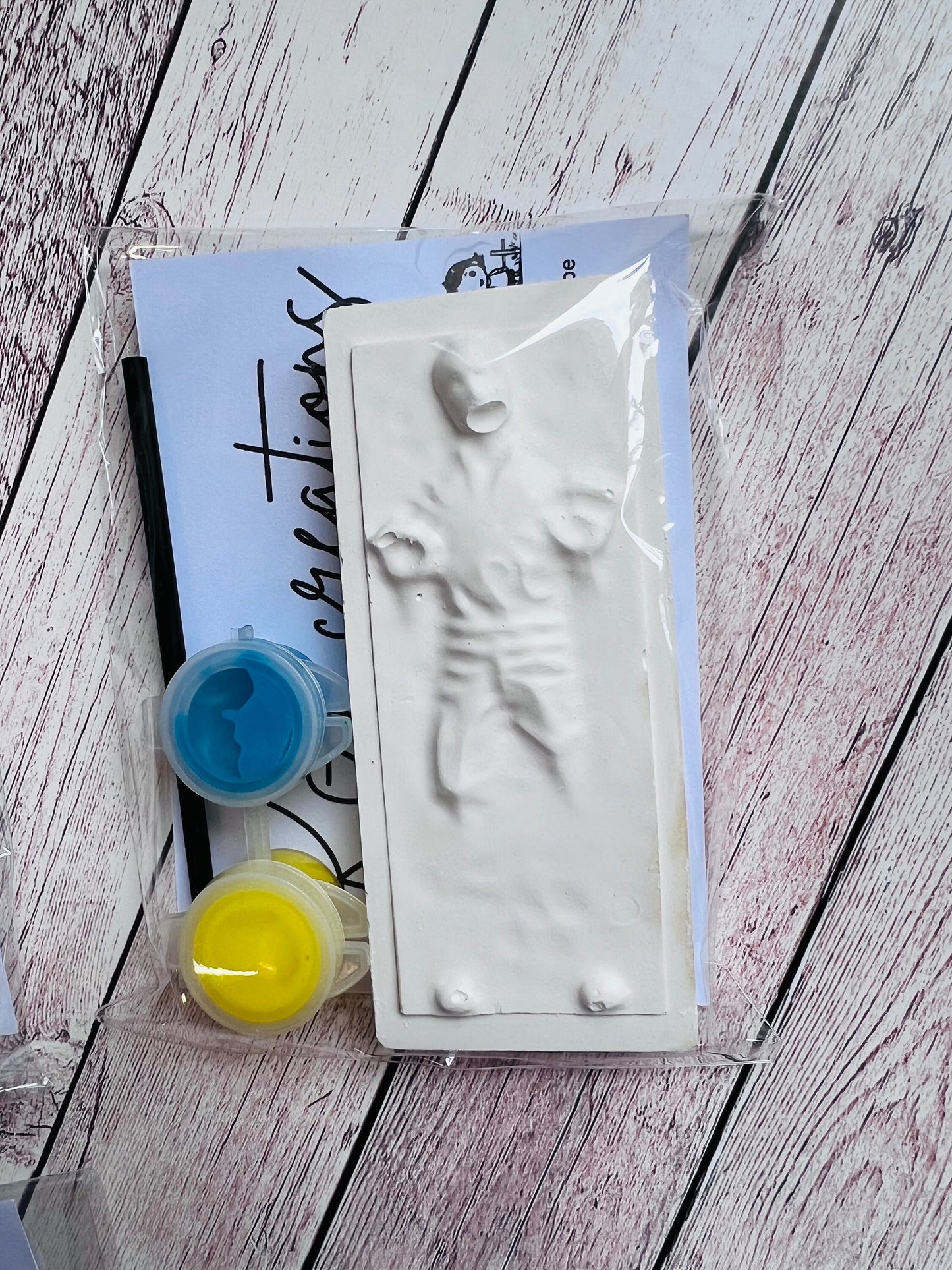 Paint your own plaster of Paris Star Wars - Activity set - Room decoration - Childrens Gifts - Gift - Paintable - Painting - Party favour