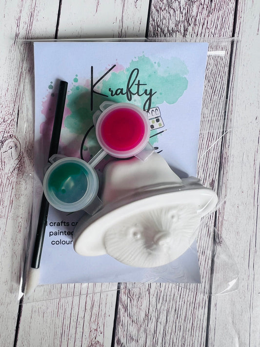 Paint Your Own Bear Inspired Plaster Figure | Storybook Craft Activity Kit | Kids Party Bag & Creative Gift
