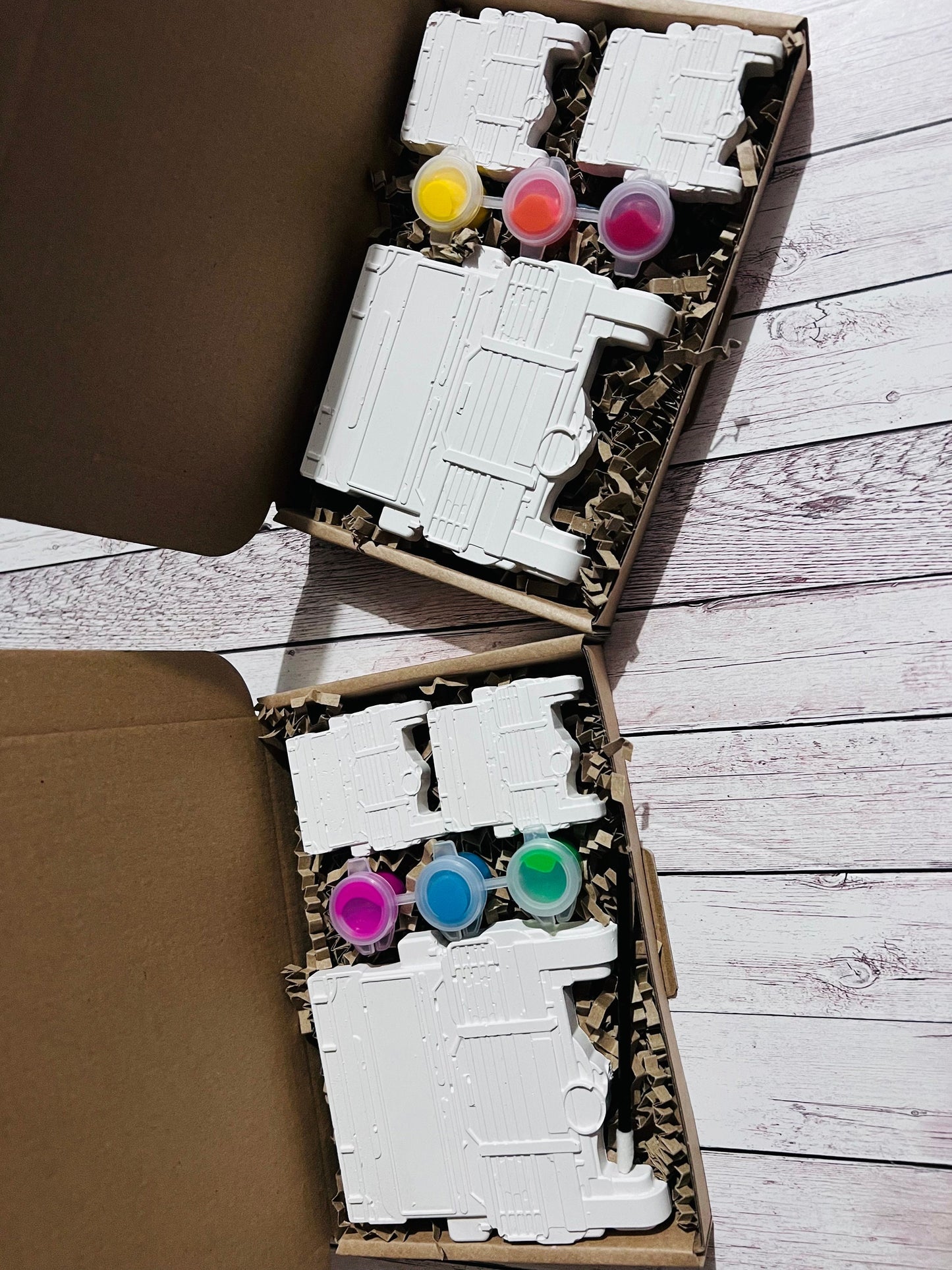 Offroad 4x4 plaster of Paris craft box - Activity set - Room decoration - Childrens Gifts - Gifts - Paintable - Painting - Car