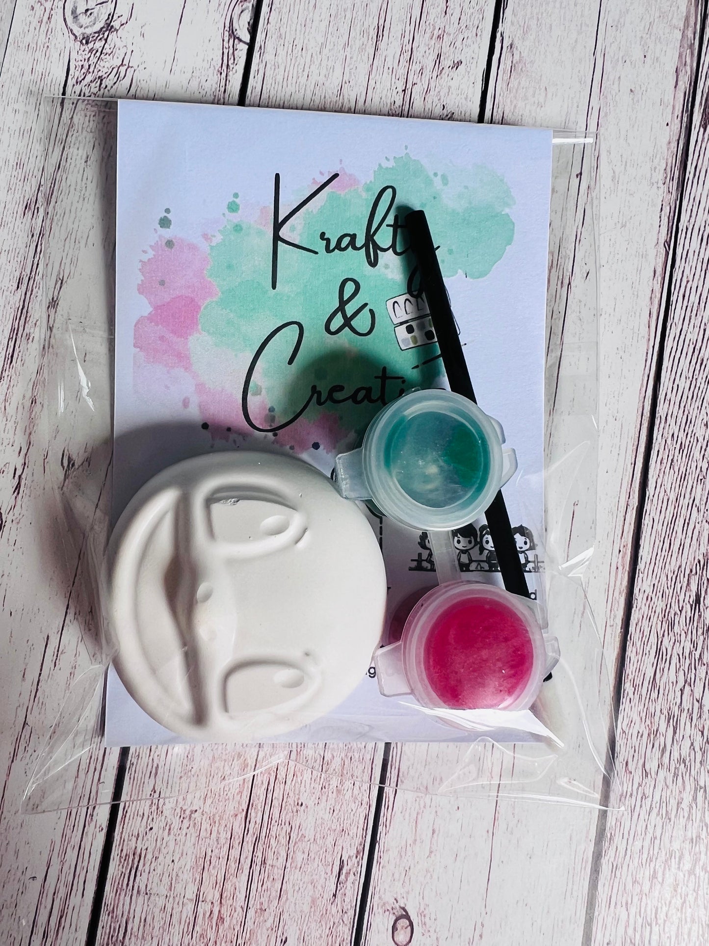 Paint your own plaster of Paris Pokee inspired - Activity set - Childrens Gifts - Gift - Painting - Party favour - character gift
