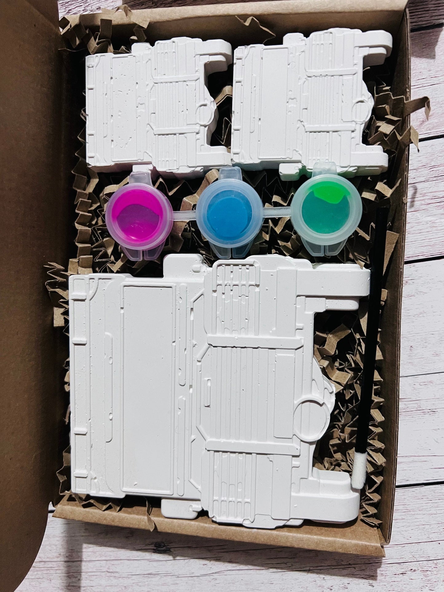 Offroad 4x4 plaster of Paris craft box - Activity set - Room decoration - Childrens Gifts - Gifts - Paintable - Painting - Car