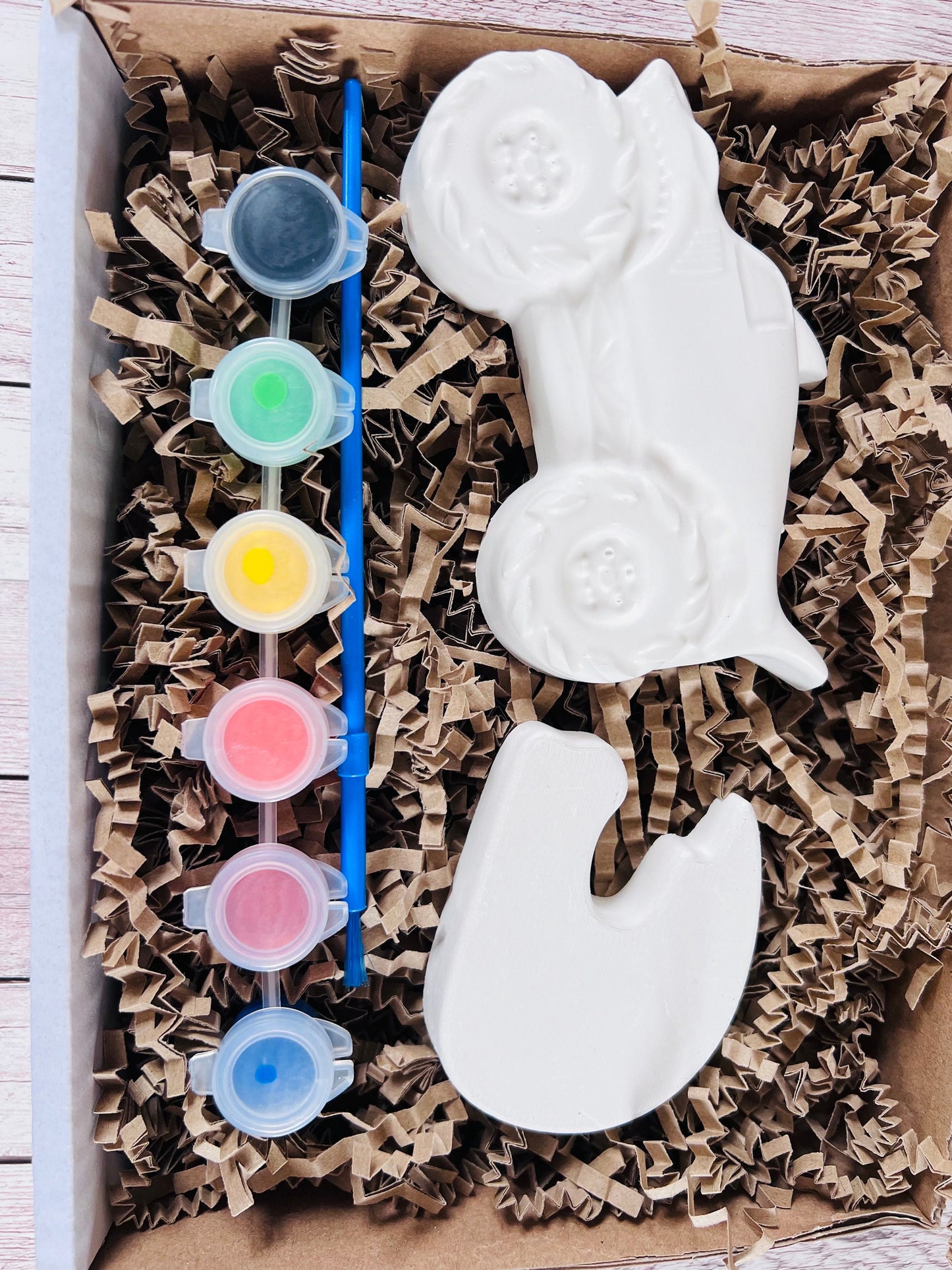 Monster Truck Shark Inspired Paint Your Own Craft Kit | Kids Painting Activity Box | Handmade Creative Gift
