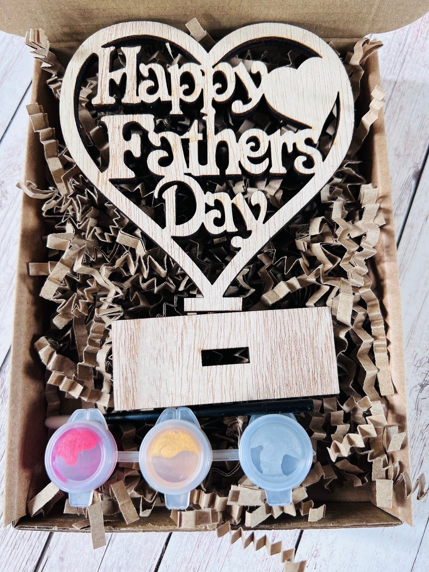Paint your own Father’s Day gift - Activity set - Room decoration - Gifts for him - Gifts - Paintable - Painting - happy Father’s Day