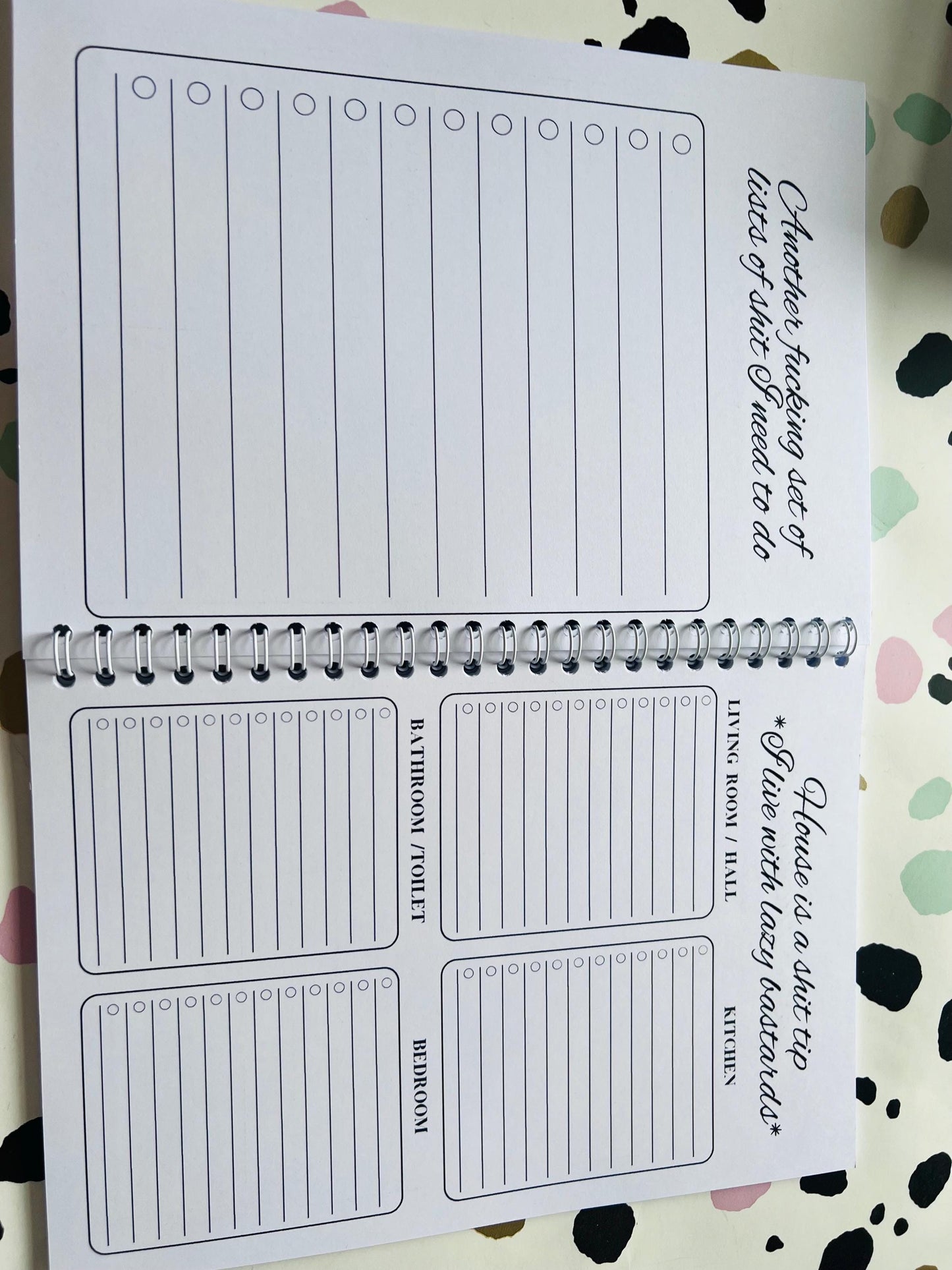 Little Book Of Sh*t I Need To Remember in black - book of lists - Anxiety Aids - gift - Autism - SEMH - Organiser - Diary - Notebook - Swear