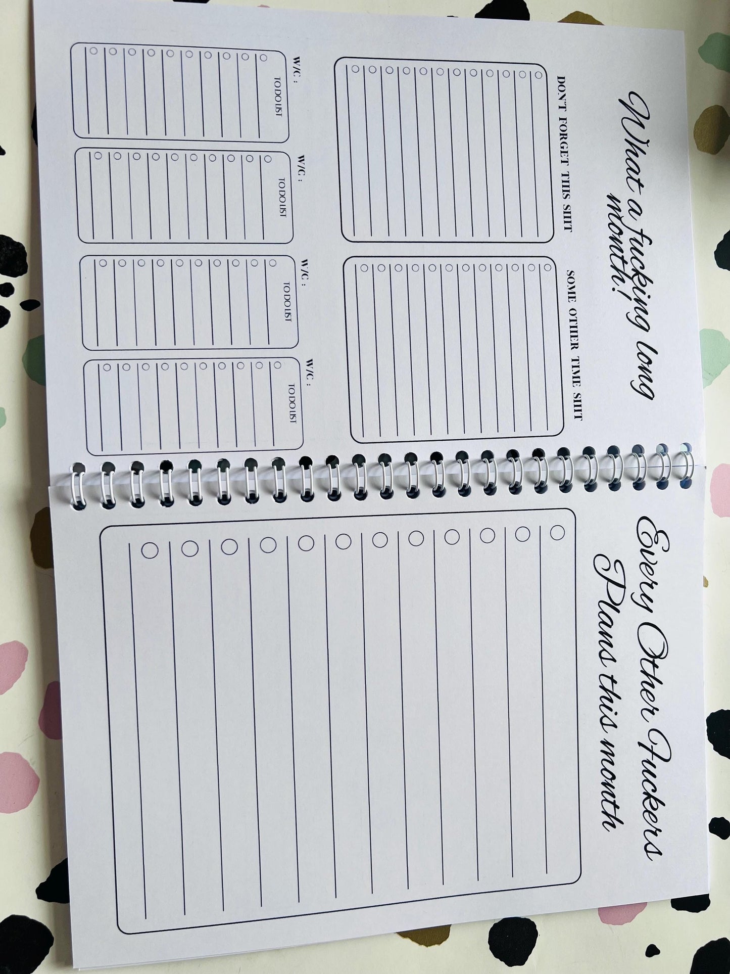 Little Book Of Sh*t I Need To Remember in black - book of lists - Anxiety Aids - gift - Autism - SEMH - Organiser - Diary - Notebook - Swear