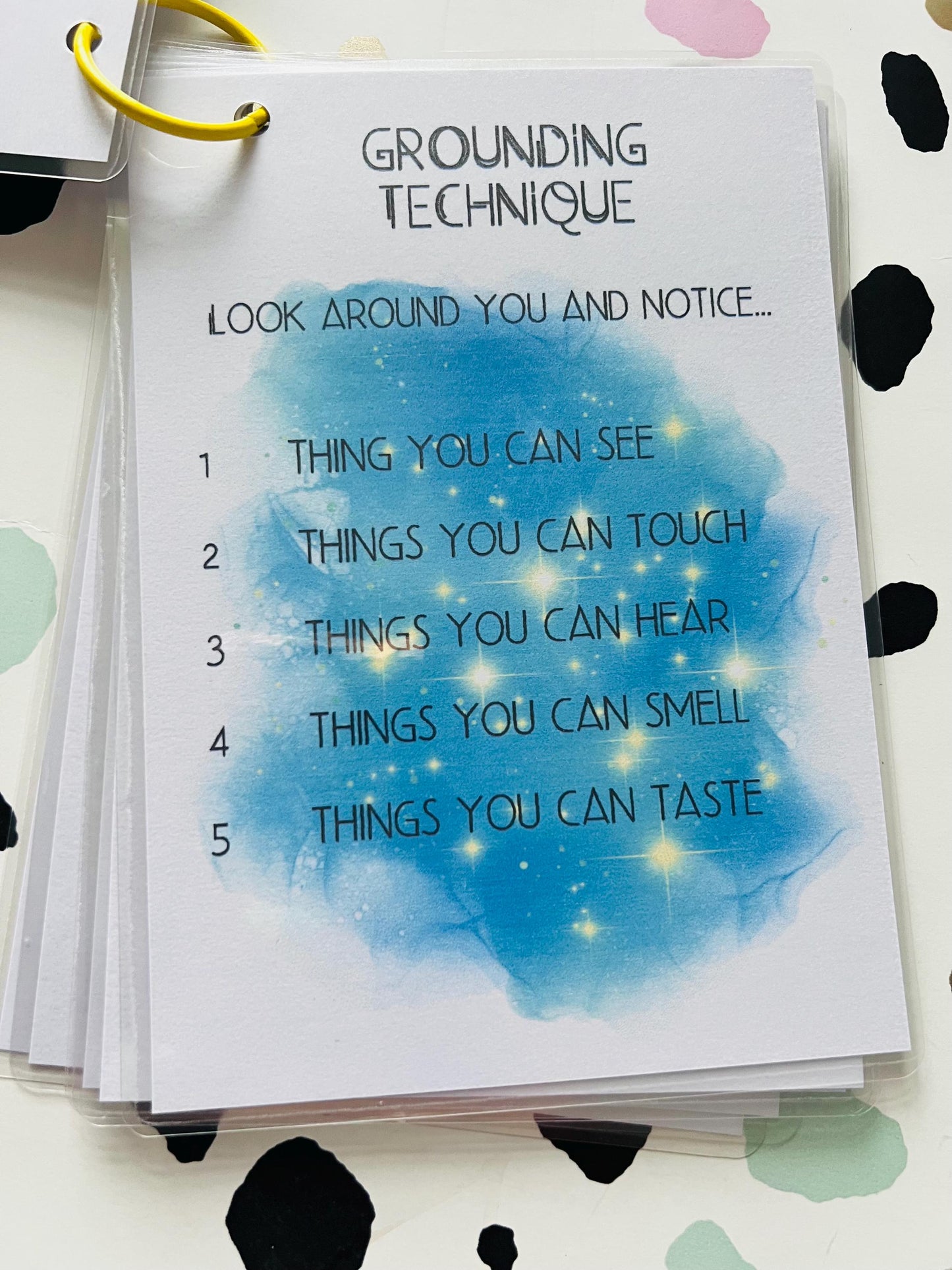 Rainbow Breathing flash cards for children - children’s gift - SEMH - SEN - Autism help - Emotional aid - Emotions - Anxiety Aid - Gift