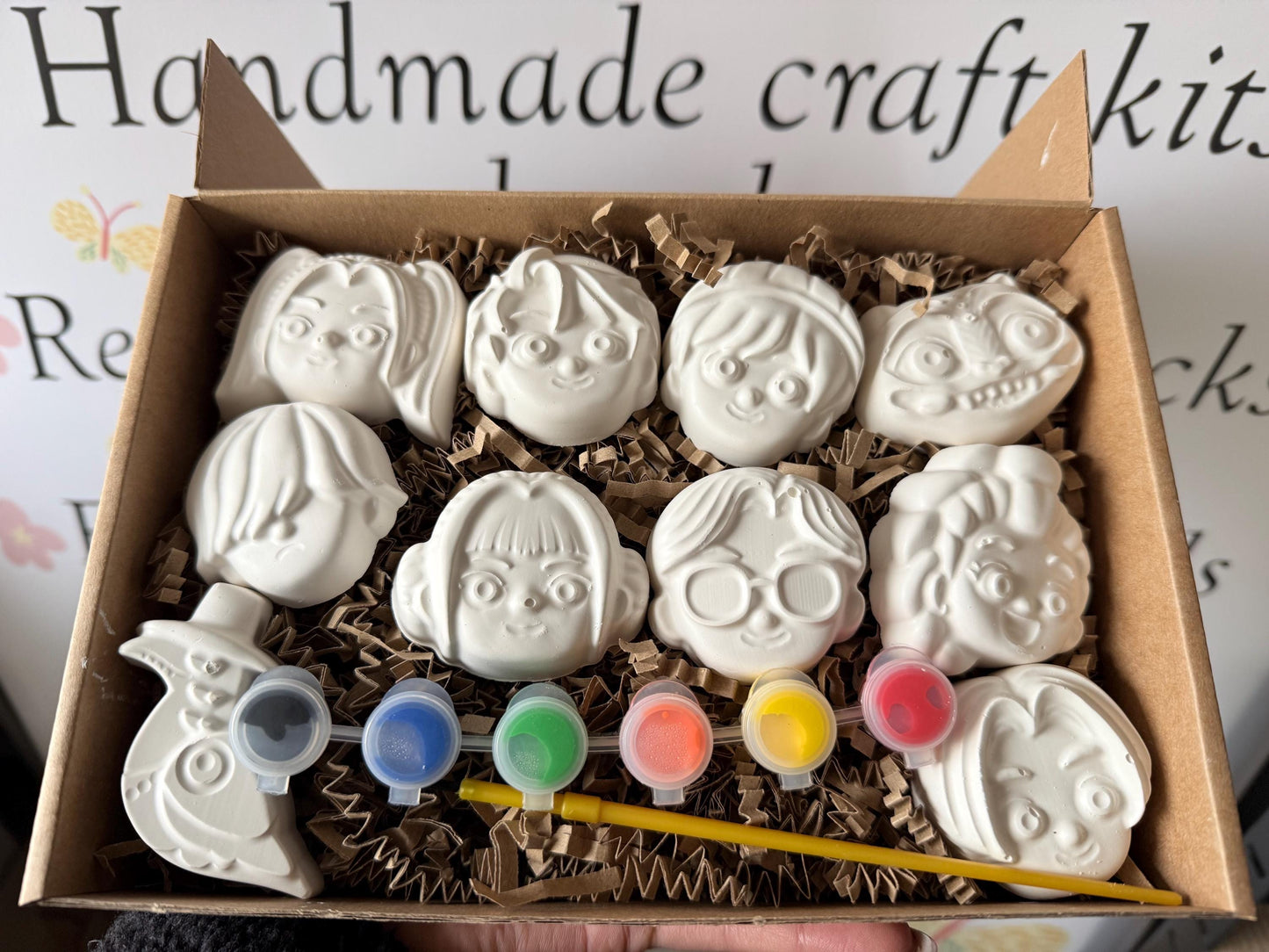 K-Pop Inspired Paint Your Own Craft Kit | Music Character Painting Activity Box | Handmade Creative Gift