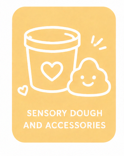 SOFT SCENTED COLORFUL HANDMADE SENSORY DOUGH & ACCESSORIES