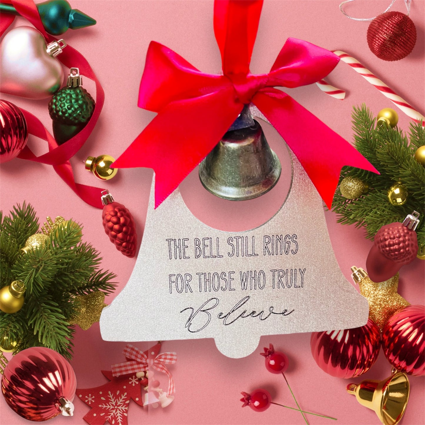 Santas believe bell - Christmas magic - Christmas tree ornament- children’s Christmas keepsake - Christmas bell - believe bell - Christmas Eve box - children’s Christmas accessory