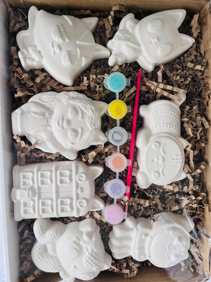 Gabbys dolls house plaster of paris craft box - Activity set - Room decoration - Childrens Gifts - Gifts - Paintable - Painting