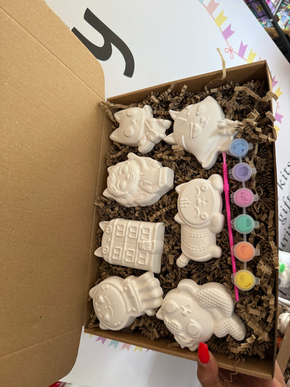 Gabbys dolls house plaster of paris craft box - Activity set - Room decoration - Childrens Gifts - Gifts - Paintable - Painting