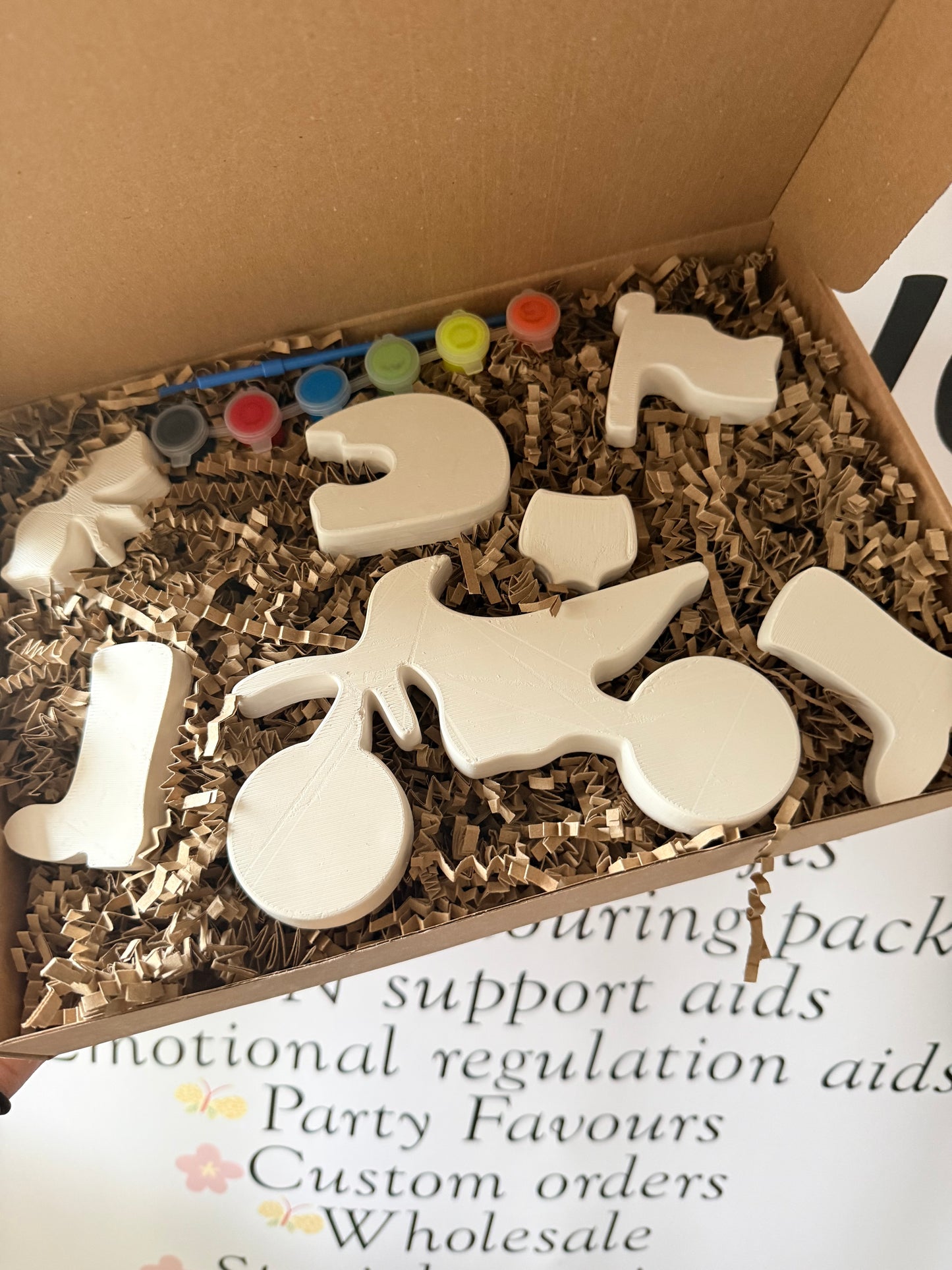 Motocross Paint Your Own Craft Kit | Dirt Bike Painting Activity Box | Handmade Creative Gift