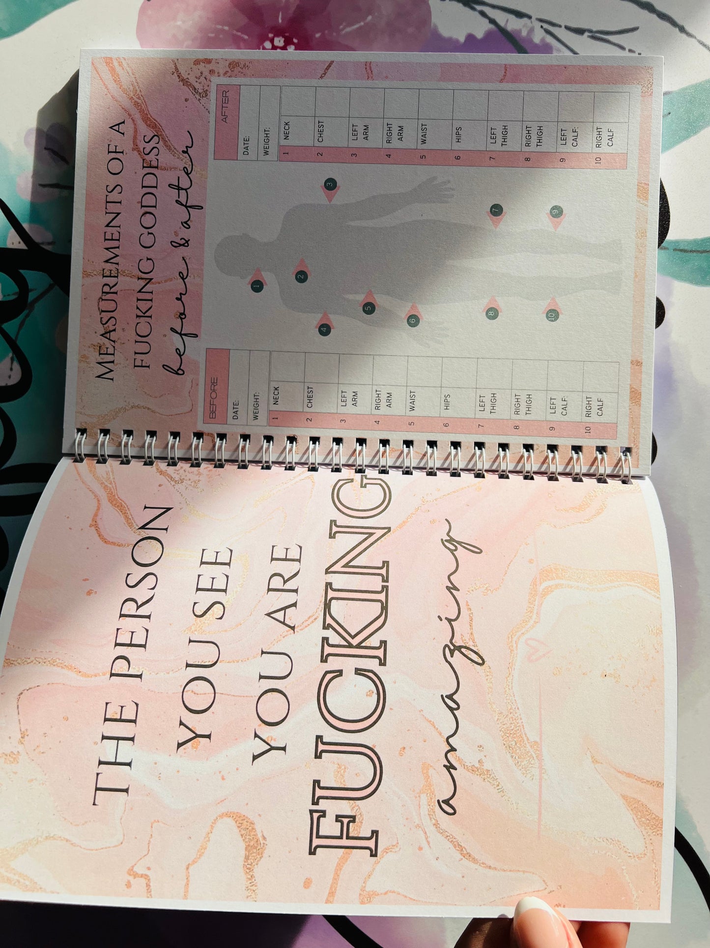 Another sweary weight loss planner- book of lists - Anxiety Aids - gift - Autism help - SEMH - Organiser - Diary - Notebook - Sweary