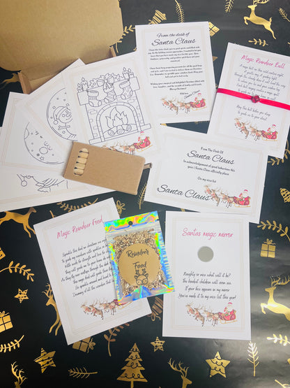 Christmas Eve box - Christmas craft kit - Christmas activities- Christmas craft ideas - children’s Christmas gifts - children’s Christmas stocking ideas - Reindeer food - Christmas magic - Certificate from Santa - Christmas colouring - reindeer Bell