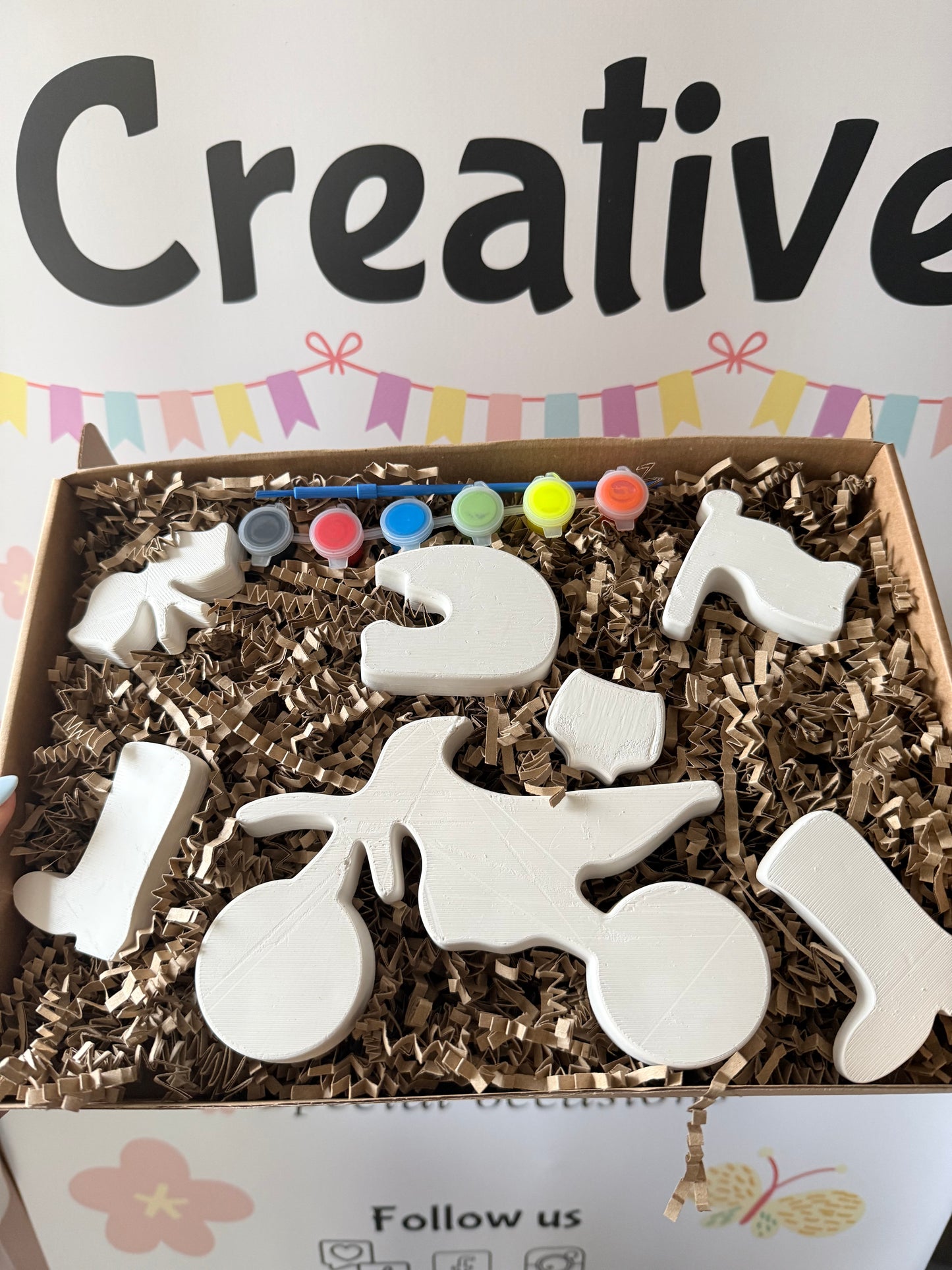 Motocross Paint Your Own Craft Kit | Dirt Bike Painting Activity Box | Handmade Creative Gift