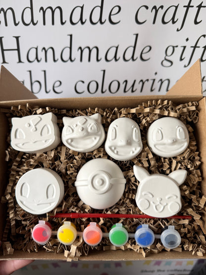 Pokee Fantasy Creature Inspired Paint Your Own Craft Kit | Kids Painting Activity Box | Handmade Creative Gift