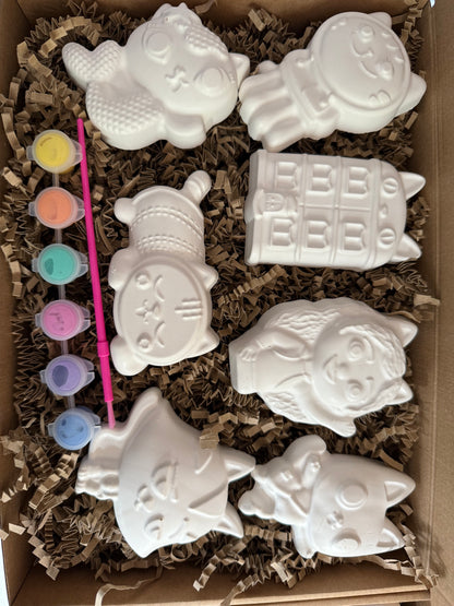 Gabbys dolls house plaster of paris craft box - Activity set - Room decoration - Childrens Gifts - Gifts - Paintable - Painting