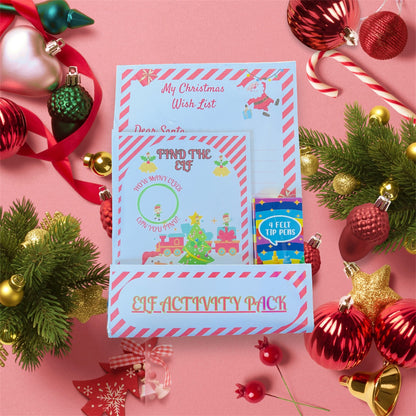 Elf on the shelf activity colouring pack Christmas themed  - Christmas magic - Christmas activity- children’s Christmas keepsake - Christmas crafts - colouring pages - Christmas Eve box - children’s Christmas accessory - Christmas colouring set