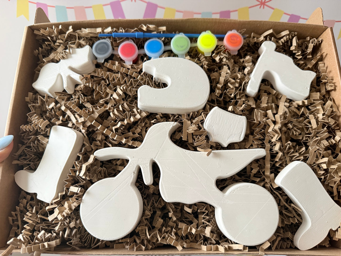 Motocross Paint Your Own Craft Kit | Dirt Bike Painting Activity Box | Handmade Creative Gift